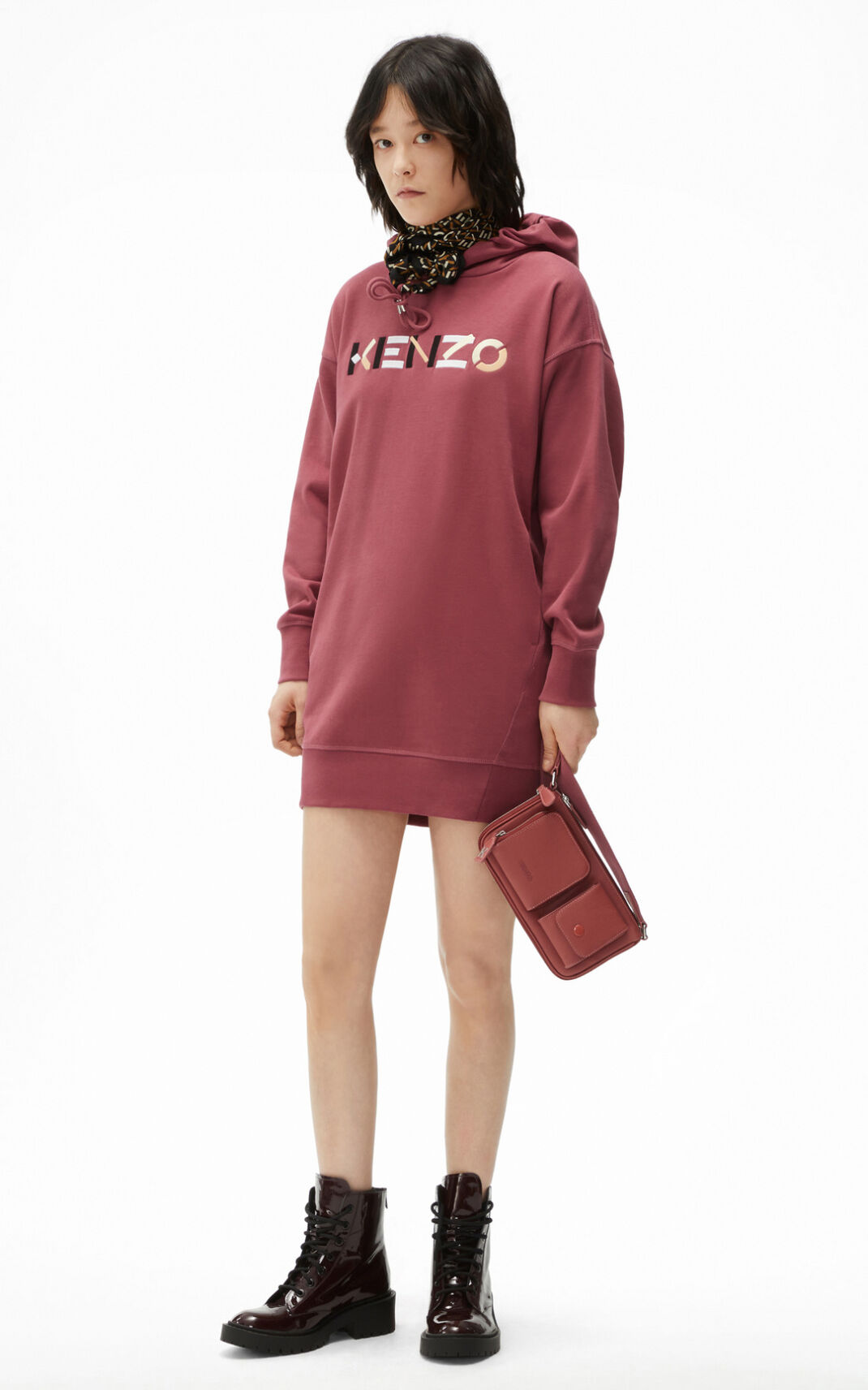 Kenzo logo sweater Vestidos Mujer Negras | 2938517-KR